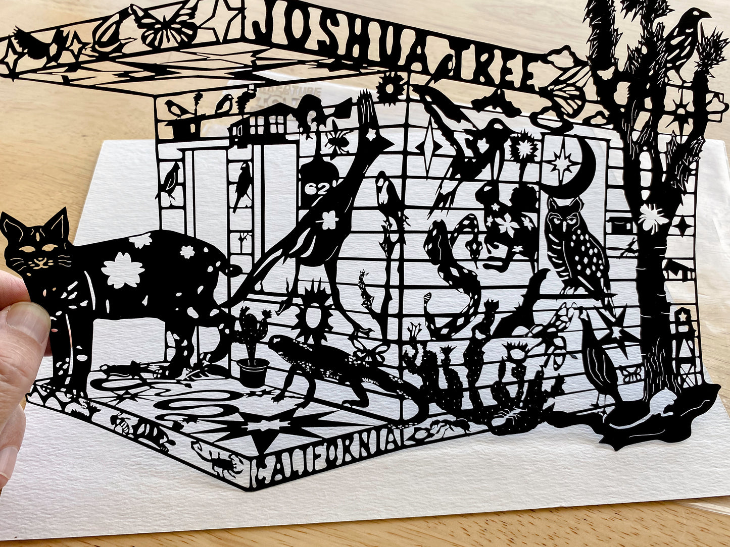 Joshua Tree: "Homestead" 9x12 Cut Paper