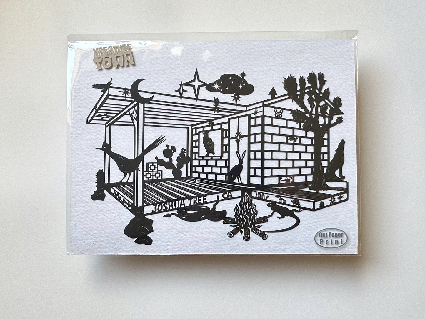 Joshua Tree: "Moon & Stars" 9x12 Cut Paper