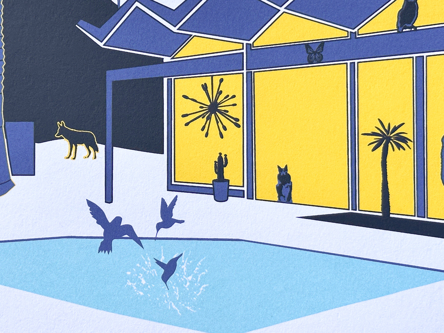 Palm Springs: "Twilight Time" 8 x 10 Screen Print