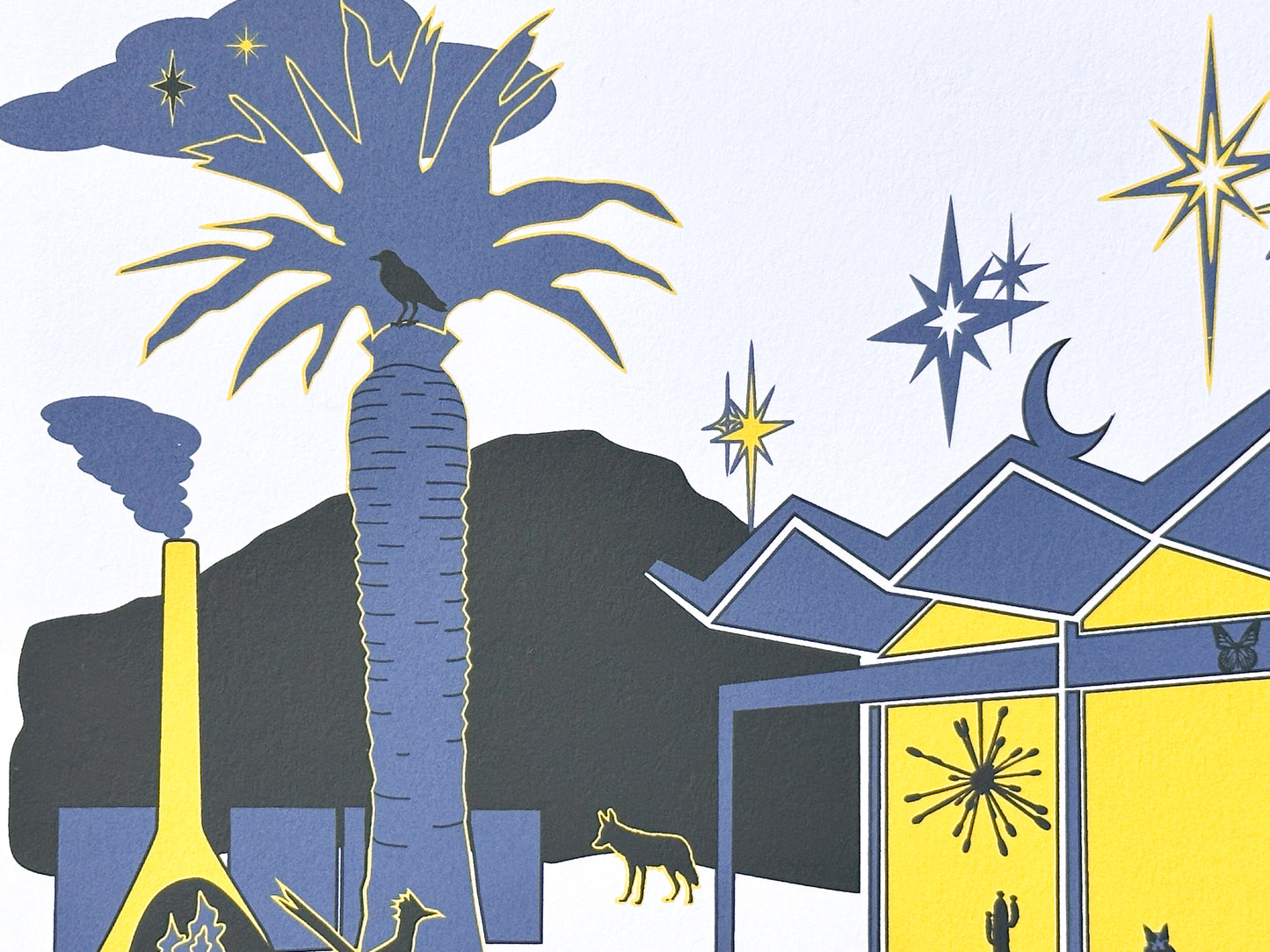 Palm Springs: "Twilight Time" 8 x 10 Screen Print