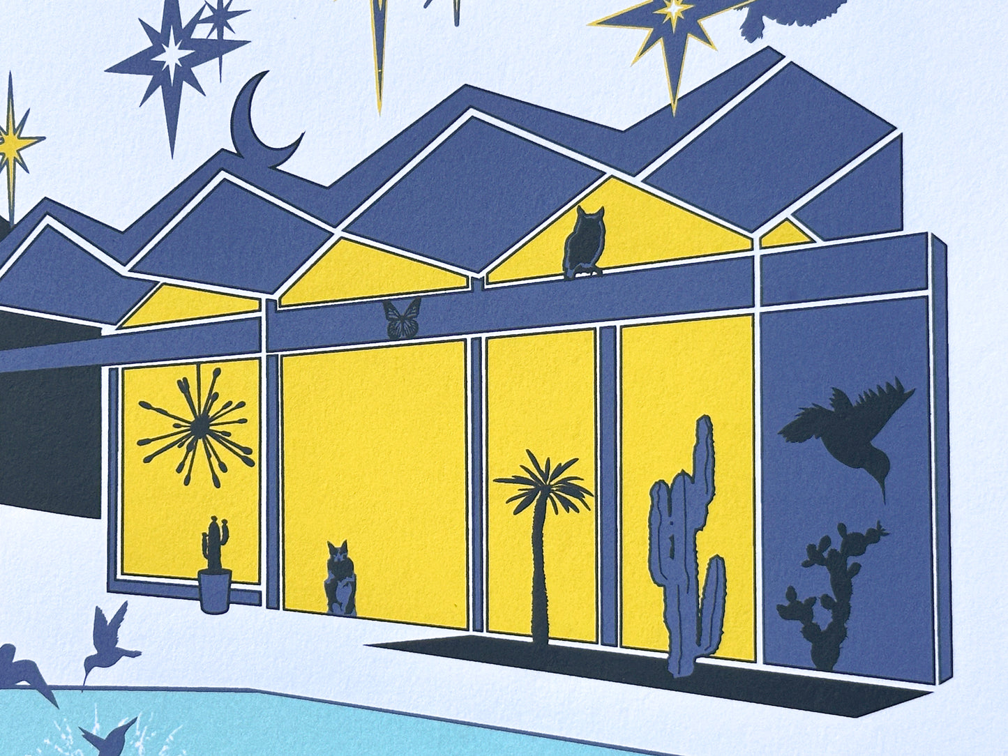 Palm Springs: "Twilight Time" 8 x 10 Screen Print